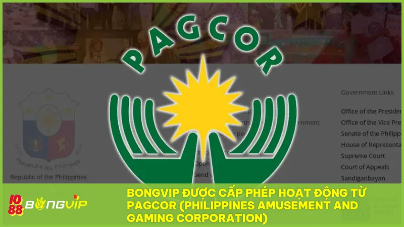 Trang Chủ 27 BongVip được cấp phép hoạt động từ PAGCOR